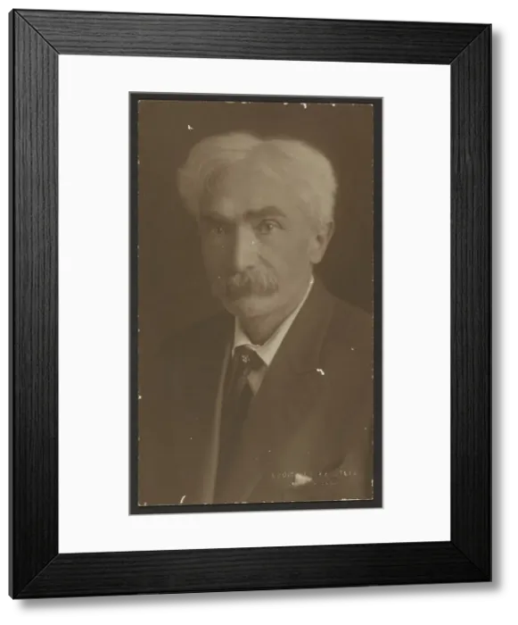 Framed Print : Portrait of a Man with Flower Tie Pin, 1907-1924. Creator: Louis Fleckenstein Framed Print : Portrait of a Man with Flower Tie Pin, 1907-1924. Creator: Louis Fleckenstein