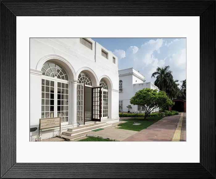 Framed Print : Mahatma Gandhi Memorial Museum, New Delhi, India, 2023. Creator: Peter Thompson Framed Print : Mahatma Gandhi Memorial Museum, New Delhi, India, 2023. Creator: Peter Thompson