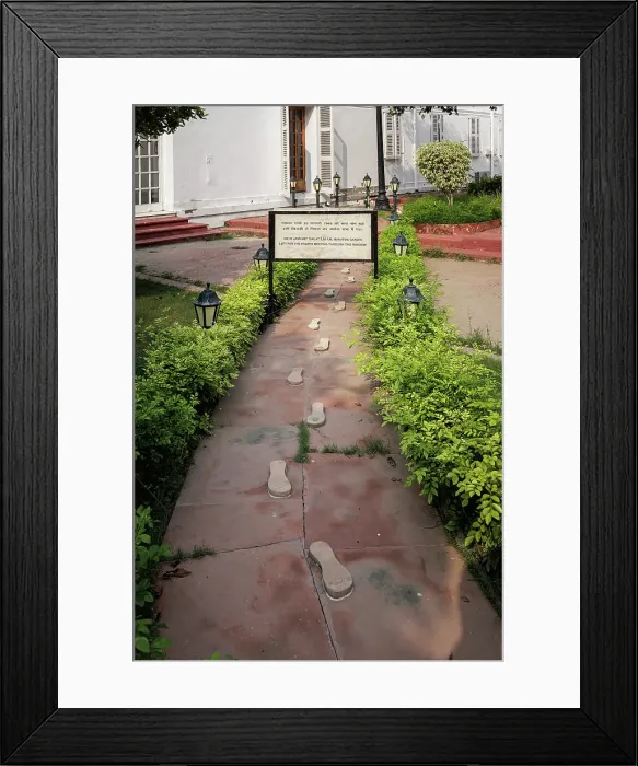 Framed Print : Mahatma Gandhi Memorial Museum, New Delhi, India, 2023. Creator: Peter Thompson Framed Print : Mahatma Gandhi Memorial Museum, New Delhi, India, 2023. Creator: Peter Thompson