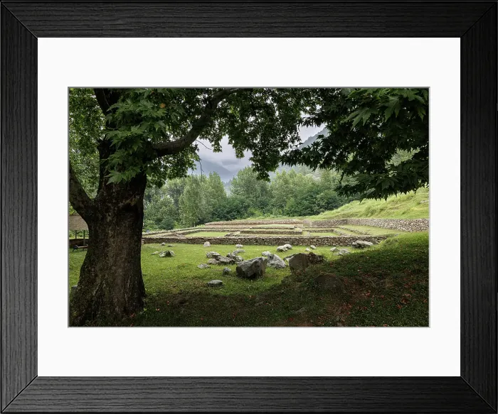 Framed Print : Harwan, ancient Buddhist settlement, Srinagar, Kashmir, India, 2023. Creator: Peter Thompson Framed Print : Harwan, ancient Buddhist settlement, Srinagar, Kashmir, India, 2023. Creator: Peter Thompson