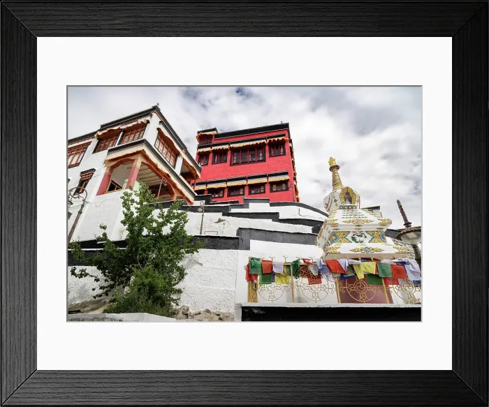 Framed Print : Thiksey Monastery, Ladakh, India, 2023. Creator: Peter Thompson Framed Print : Thiksey Monastery, Ladakh, India, 2023. Creator: Peter Thompson