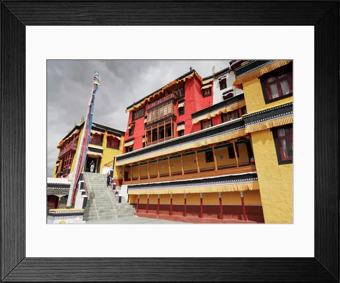 Framed Print : Thiksey Monastery, Ladakh, India, 2023. Creator: Peter Thompson Framed Print : Thiksey Monastery, Ladakh, India, 2023. Creator: Peter Thompson