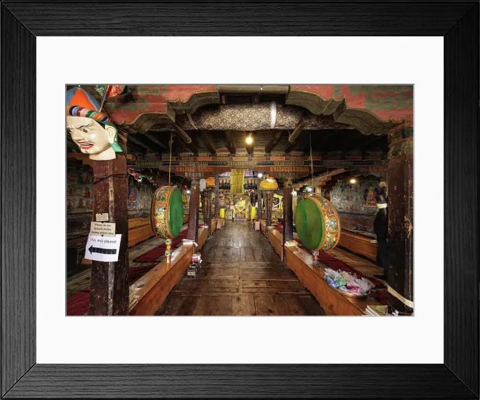 Framed Print : Thiksey Monastery, Ladakh, India, 2023. Creator: Peter Thompson Framed Print : Thiksey Monastery, Ladakh, India, 2023. Creator: Peter Thompson