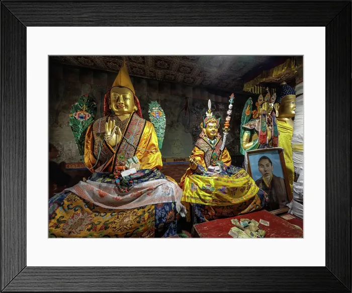 Framed Print : Thiksey Monastery, Ladakh, India, 2023. Creator: Peter Thompson Framed Print : Thiksey Monastery, Ladakh, India, 2023. Creator: Peter Thompson