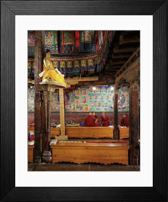 Framed Print : Thiksey Monastery, Ladakh, India, 2023. Creator: Peter Thompson Framed Print : Thiksey Monastery, Ladakh, India, 2023. Creator: Peter Thompson
