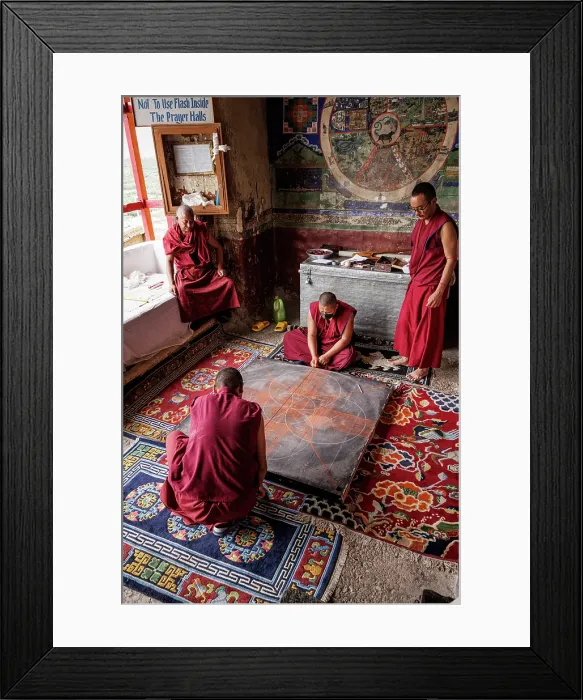 Framed Print : Thiksey Monastery, Ladakh, India, 2023. Creator: Peter Thompson Framed Print : Thiksey Monastery, Ladakh, India, 2023. Creator: Peter Thompson