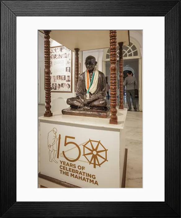 Framed Print : Mahatma Gandhi Memorial Museum, New Delhi, India, 2023. Creator: Peter Thompson Framed Print : Mahatma Gandhi Memorial Museum, New Delhi, India, 2023. Creator: Peter Thompson