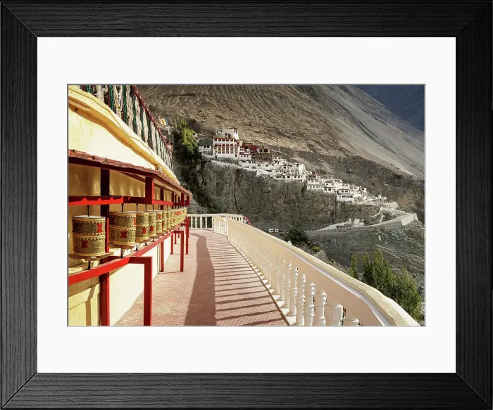 Framed Print : Diskit Monastery, Nubra Valley, Ladakh, India, 2023. Creator: Peter Thompson Framed Print : Diskit Monastery, Nubra Valley, Ladakh, India, 2023. Creator: Peter Thompson