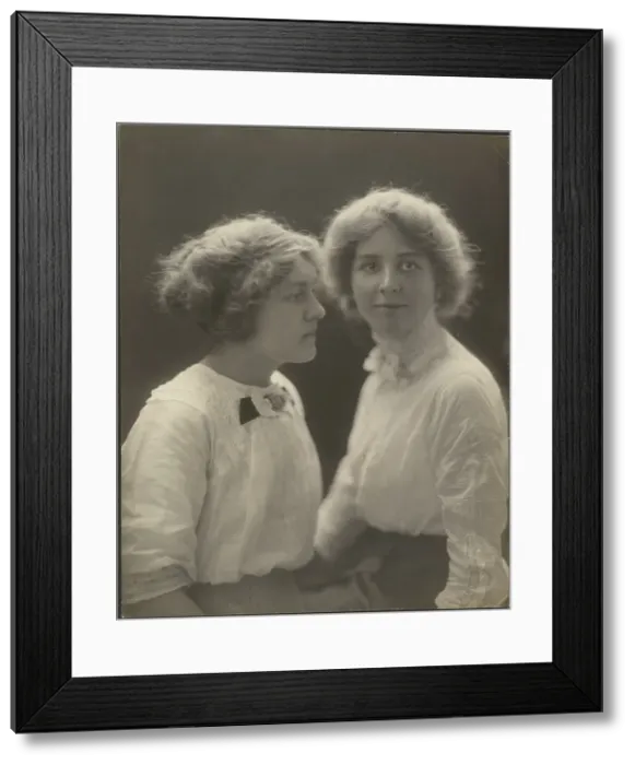Framed Print : Portrait Study, 1907-1924. Creator: Louis Fleckenstein Framed Print : Portrait Study, 1907-1924. Creator: Louis Fleckenstein