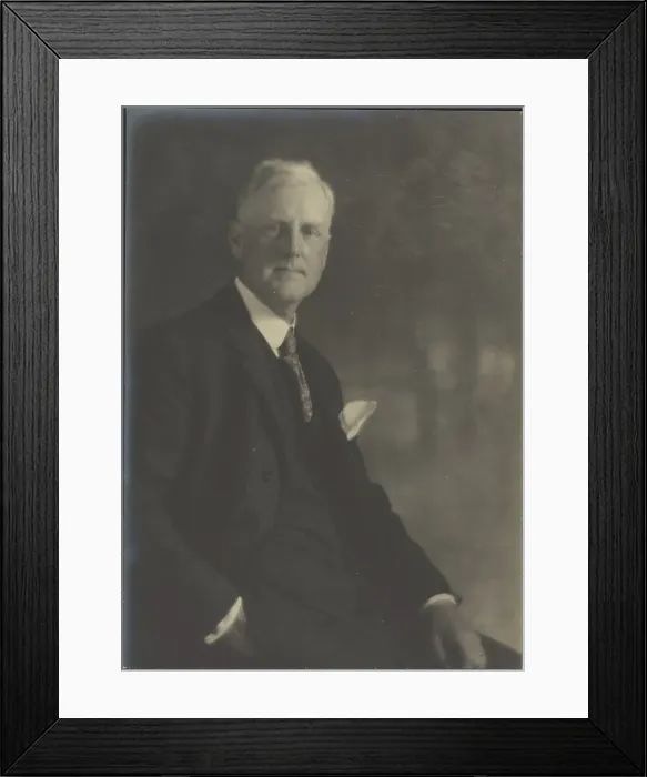 Framed Print : Portrait of a Man with Pocket Handkerchief, 1907-1943. Creator: Louis Fleckenstein Framed Print : Portrait of a Man with Pocket Handkerchief, 1907-1943. Creator: Louis Fleckenstein