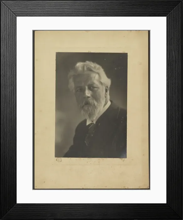 Framed Print : Portrait of a Man with Goatee, 1907-1943. Creator: Louis Fleckenstein Framed Print : Portrait of a Man with Goatee, 1907-1943. Creator: Louis Fleckenstein