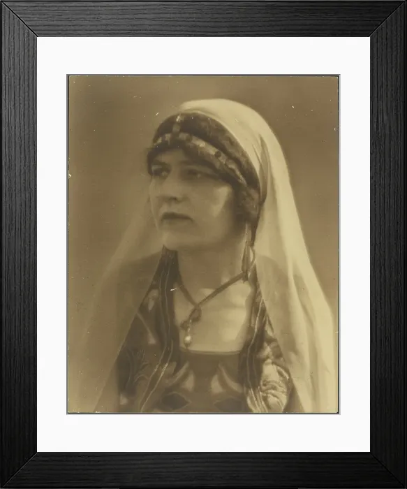 Framed Print : Portrait of Nautch Girl, 1924-1943. Creator: Louis Fleckenstein Framed Print : Portrait of Nautch Girl, 1924-1943. Creator: Louis Fleckenstein