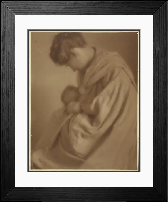 Framed Print : Portrait of a Mother and Baby, 1907-1943. Creator: Louis Fleckenstein Framed Print : Portrait of a Mother and Baby, 1907-1943. Creator: Louis Fleckenstein