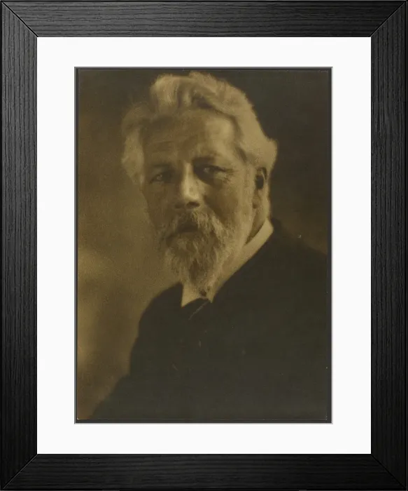 Framed Print : Portrait of a Man with Goatee, 1907-1943. Creator: Louis Fleckenstein Framed Print : Portrait of a Man with Goatee, 1907-1943. Creator: Louis Fleckenstein