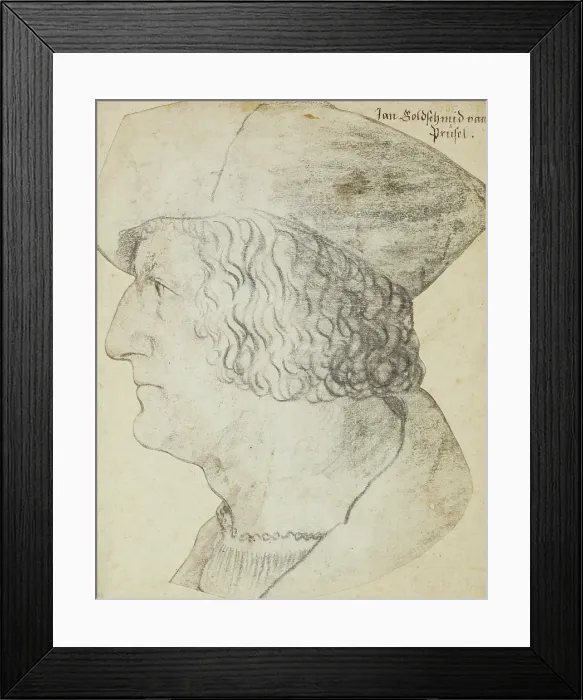 Framed Print : Portrait of Anton Rem, about 1518. Creator: Hans Schwarz Framed Print : Portrait of Anton Rem, about 1518. Creator: Hans Schwarz
