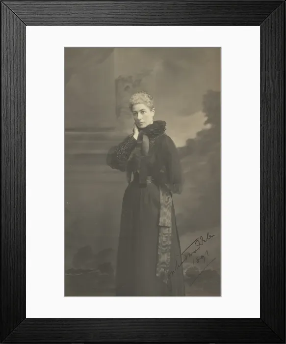 Framed Print : Julia Tweeddale, 1891. Creator: John Thomson Framed Print : Julia Tweeddale, 1891. Creator: John Thomson