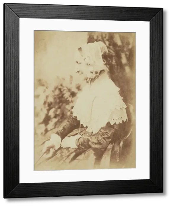 Framed Print : Mrs. Anne Rigby, nee Anne Palgrave, 1843-1846. Creator: Hill & Adamson Framed Print : Mrs. Anne Rigby, nee Anne Palgrave, 1843-1846. Creator: Hill & Adamson