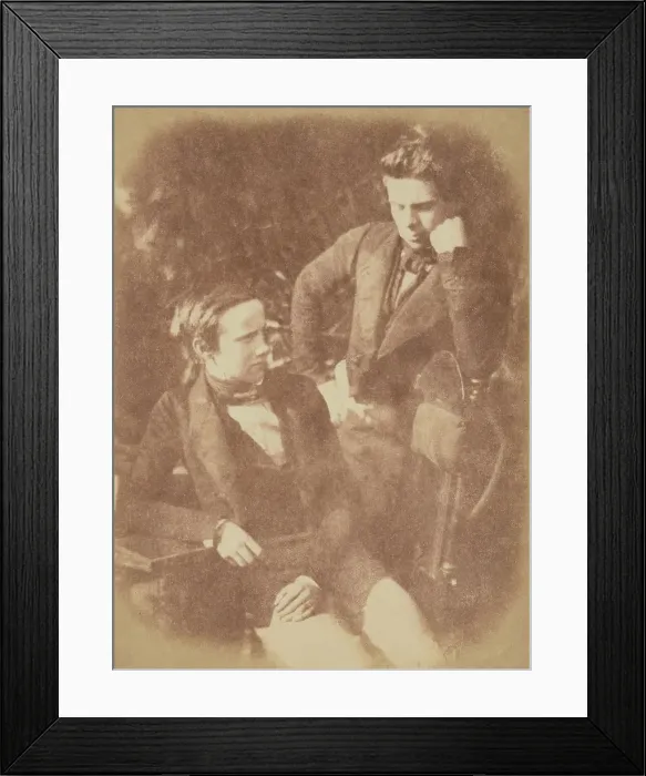 Framed Print : Charles and George Drysdale, 1843-1848. Creator: Hill & Adamson Framed Print : Charles and George Drysdale, 1843-1848. Creator: Hill & Adamson