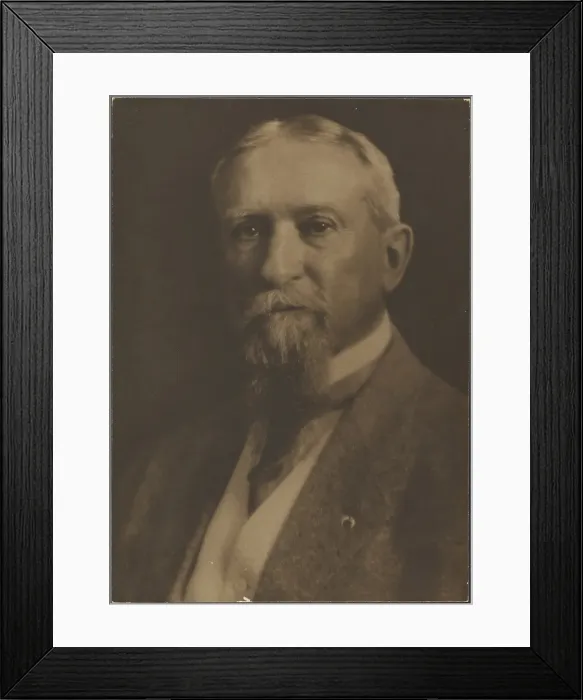 Framed Print : Portrait of a Bearded Man, 1907-1943. Creator: Louis Fleckenstein Framed Print : Portrait of a Bearded Man, 1907-1943. Creator: Louis Fleckenstein
