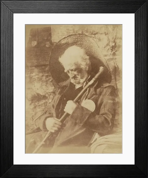 Framed Print : John Henning as Edie Ochiltree, 1846-1847. Creator: Hill & Adamson Framed Print : John Henning as Edie Ochiltree, 1846-1847. Creator: Hill & Adamson