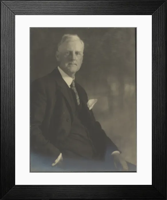 Framed Print : Portrait of a Man with Pocket Handkerchief, 1907-1943. Creator: Louis Fleckenstein Framed Print : Portrait of a Man with Pocket Handkerchief, 1907-1943. Creator: Louis Fleckenstein