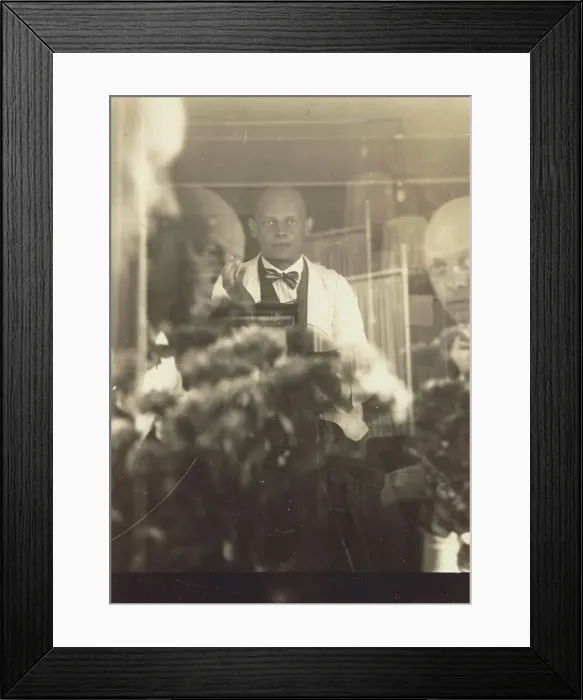 Framed Print : Oskar Schlemmer at Prellerstrasse Studio, 1925. Creator: Oskar Schlemmer Framed Print : Oskar Schlemmer at Prellerstrasse Studio, 1925. Creator: Oskar Schlemmer