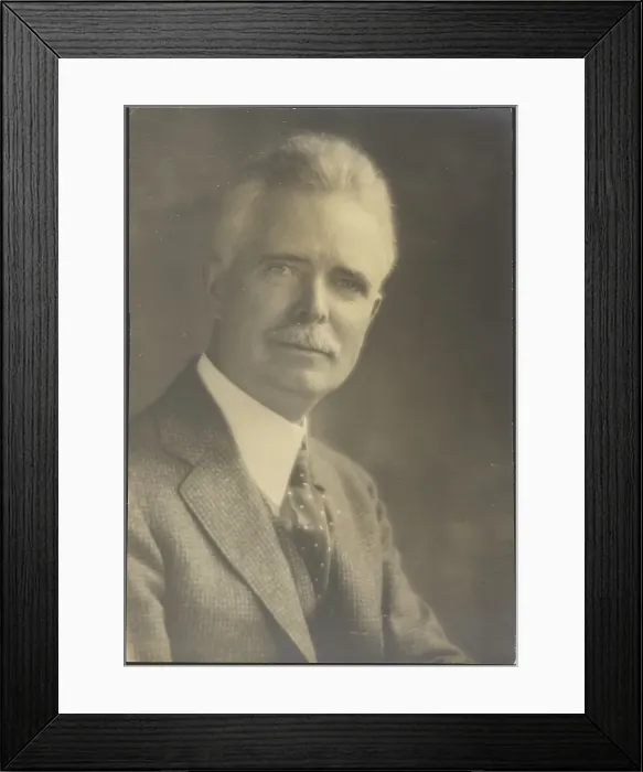 Framed Print : Portrait of a Man with Spotted Tie, 1907-1943. Creator: Louis Fleckenstein Framed Print : Portrait of a Man with Spotted Tie, 1907-1943. Creator: Louis Fleckenstein