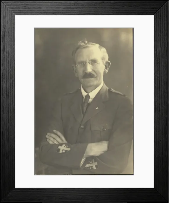 Framed Print : Portrait of a Military Chaplain, 1907-1943. Creator: Louis Fleckenstein Framed Print : Portrait of a Military Chaplain, 1907-1943. Creator: Louis Fleckenstein