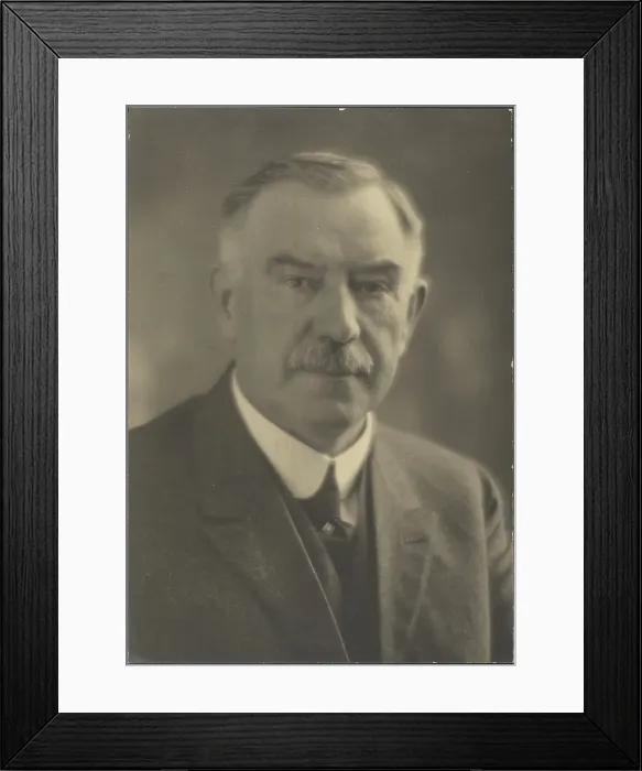 Framed Print : Portrait of a Man with Tie Pin, 1907-1943. Creator: Louis Fleckenstein Framed Print : Portrait of a Man with Tie Pin, 1907-1943. Creator: Louis Fleckenstein