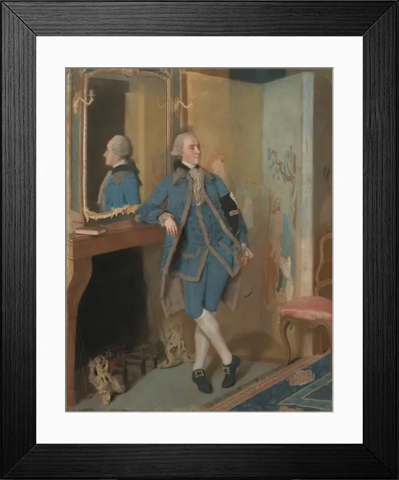Framed Print : Portrait of John, Lord Mountstuart, later 4th Earl and 1st Marquess of Bute, 1763. Creator: Jean-Etienne Liotard Framed Print : Portrait of John, Lord Mountstuart, later 4th Earl and 1st Marquess of Bute, 1763. Creator: Jean-Etienne Liotard