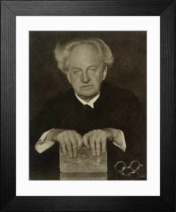 Framed Print : Karl Hauptmann, about 1920. Creator: Hugo Erfurth Framed Print : Karl Hauptmann, about 1920. Creator: Hugo Erfurth