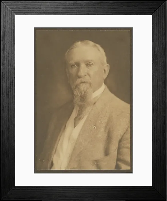 Framed Print : Portrait of a Bearded Man, 1907-1943. Creator: Louis Fleckenstein Framed Print : Portrait of a Bearded Man, 1907-1943. Creator: Louis Fleckenstein