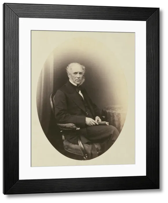 Framed Print : Francois Chaumont, about 1855. Creator: John Moffat