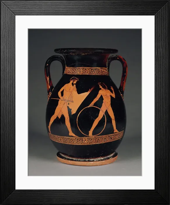 Framed Print : Attic Red-Figure Pelike, 445-440 BC. Creator: Achilles Painter Framed Print : Attic Red-Figure Pelike, 445-440 BC. Creator: Achilles Painter