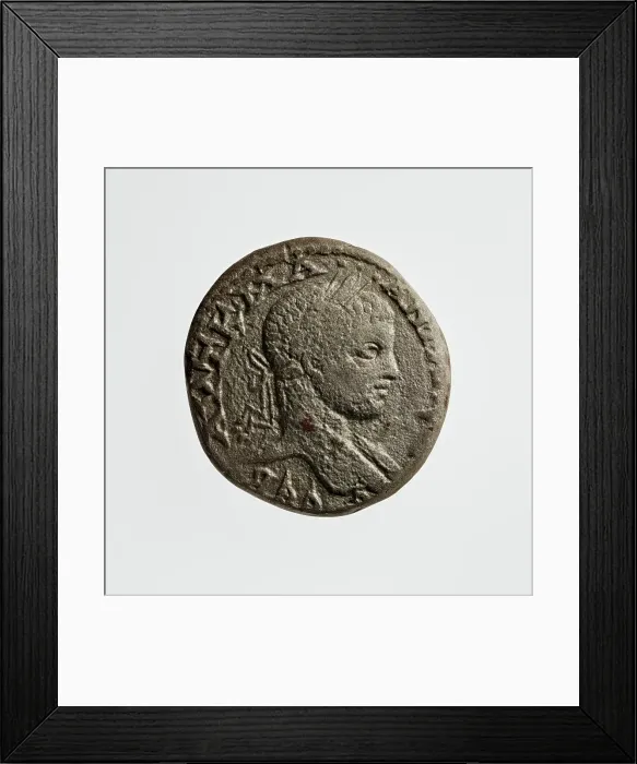 Framed Print : Tetradrachm of Macrinus, 1st-3rd century A.D. Creator: Unknown Framed Print : Tetradrachm of Macrinus, 1st-3rd century A.D. Creator: Unknown