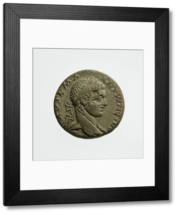 Framed Print : Tetradrachm of Macrinus, 1st-3rd century A.D. Creator: Unknown Framed Print : Tetradrachm of Macrinus, 1st-3rd century A.D. Creator: Unknown