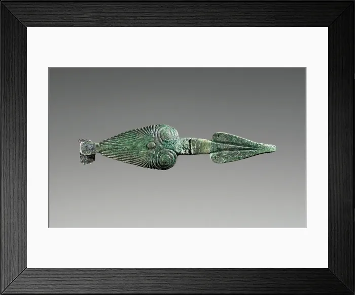 Framed Print : Belt Hook (Probably from the same belt as 81.AC.184.142), 4th century BC. Creator: Unknown Framed Print : Belt Hook (Probably from the same belt as 81.AC.184.142), 4th century BC. Creator: Unknown