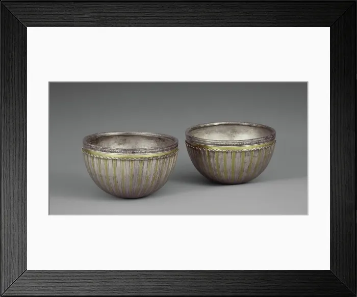 Framed Print : One Fluted Bowl, 175-75 BC. Creator: Unknown Framed Print : One Fluted Bowl, 175-75 BC. Creator: Unknown