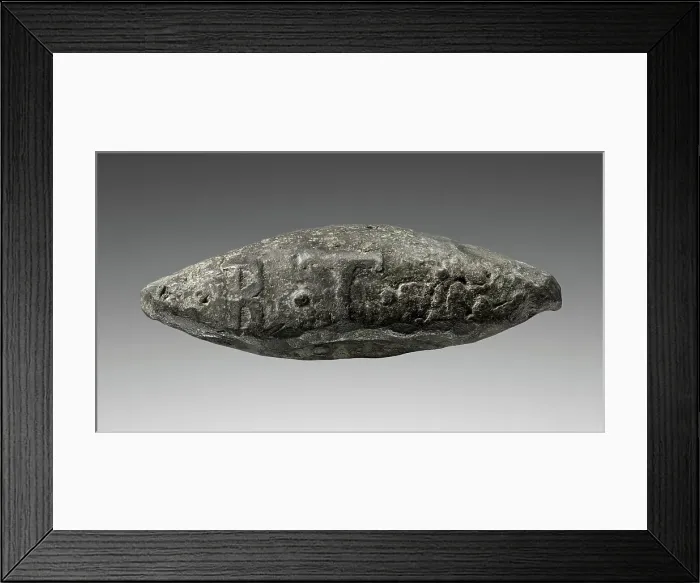 Framed Print : Sling Projectile, 5th century BC. Creator: Unknown Framed Print : Sling Projectile, 5th century BC. Creator: Unknown