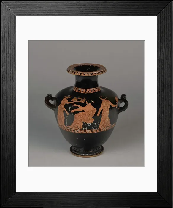 Framed Print : Attic Red-Figure Hydria, 410-400 BC. Creator: Painter of London E 543 Framed Print : Attic Red-Figure Hydria, 410-400 BC. Creator: Painter of London E 543