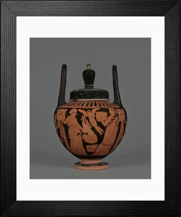 Framed Print : Attic Red-Figure Lebes Gamikos, about 400 BC. Creator: Unknown Framed Print : Attic Red-Figure Lebes Gamikos, about 400 BC. Creator: Unknown