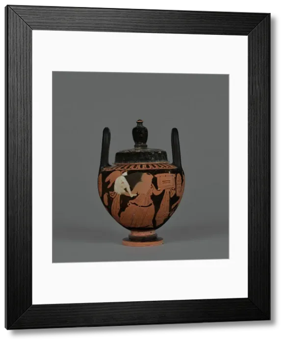 Framed Print : Attic Red-Figure Lebes Gamikos with Lid, about 400 BC. Creator: Unknown Framed Print : Attic Red-Figure Lebes Gamikos with Lid, about 400 BC. Creator: Unknown