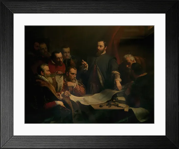 Framed Print : Episode in the Life of Gilbert van Schoonbeke. Creator: Jan Swerts Framed Print : Episode in the Life of Gilbert van Schoonbeke. Creator: Jan Swerts