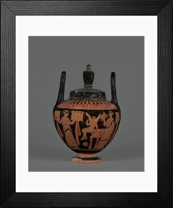 Framed Print : Attic Red-Figure Lebes Gamikos, about 400 BC. Creator: Unknown Framed Print : Attic Red-Figure Lebes Gamikos, about 400 BC. Creator: Unknown