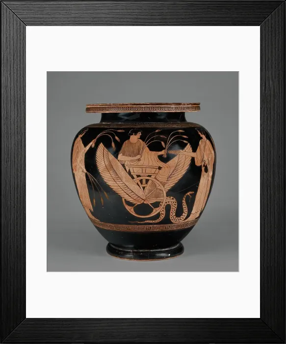 Framed Print : Attic Red-Figure Footed Dinos, about 470 BC. Creator: Syleus Painter