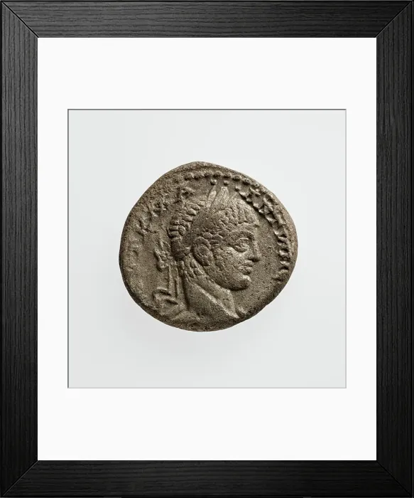 Framed Print : Tetradrachm of Caracalla, 1st-3rd century A.D. Creator: Unknown Framed Print : Tetradrachm of Caracalla, 1st-3rd century A.D. Creator: Unknown