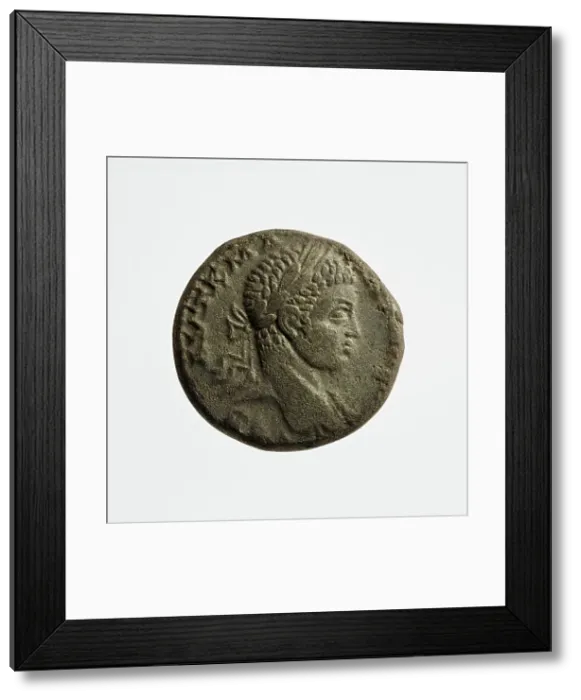Framed Print : Tetradrachm of Elegabalus, 1st-3rd century A.D. Creator: Unknown Framed Print : Tetradrachm of Elegabalus, 1st-3rd century A.D. Creator: Unknown