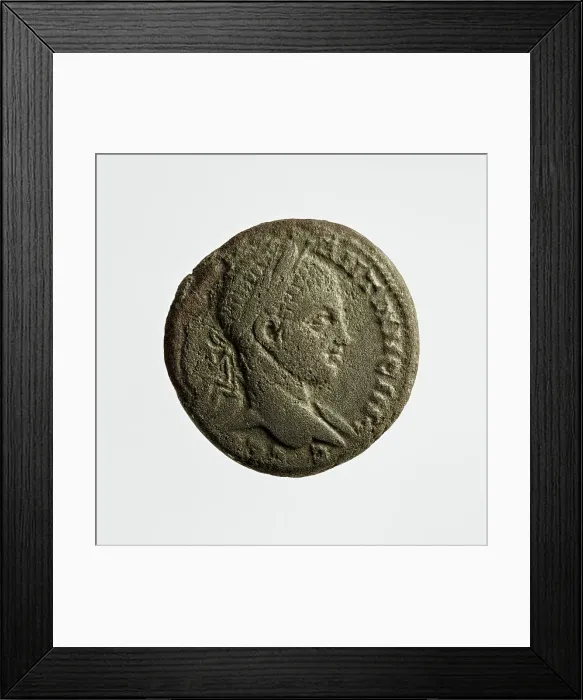Framed Print : Tetradrachm of Elegabalus, 1st-3rd century A.D. Creator: Unknown Framed Print : Tetradrachm of Elegabalus, 1st-3rd century A.D. Creator: Unknown
