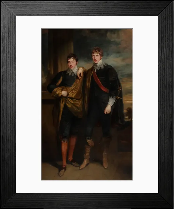 Framed Print : Henry Augustus Berkeley Craven and Keppel Richard Craven, 1800. Creator: John Hoppner Framed Print : Henry Augustus Berkeley Craven and Keppel Richard Craven, 1800. Creator: John Hoppner