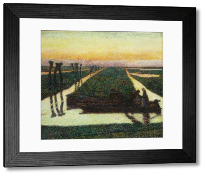 Framed Print : Broek in Waterland, 1889. Creator: Jan Toorop Framed Print : Broek in Waterland, 1889. Creator: Jan Toorop